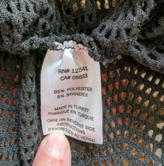 Kozan Black Mesh Turtleneck sz S - Picture 7 of 8